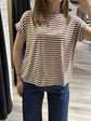 T-shirt in viscosa rigata MyD - GiuGiò | Shop online