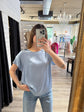 T-shirt in viscosa scollo barca Tensione In - GiuGiò | Shop online