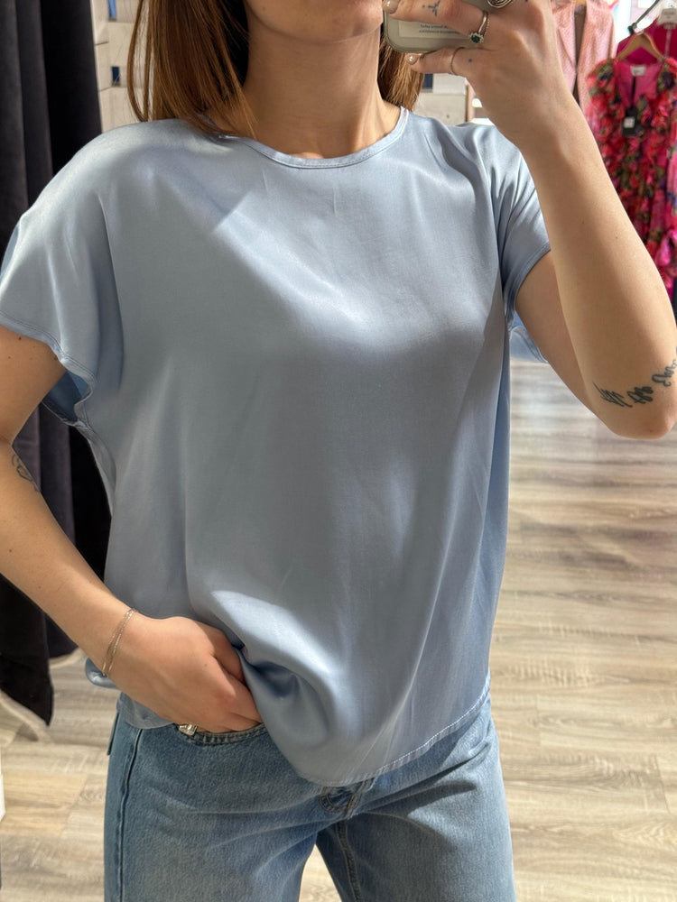 T-shirt in viscosa scollo barca Tensione In - GiuGiò | Shop online