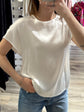 T-shirt in viscosa scollo barca Tensione In - GiuGiò | Shop online