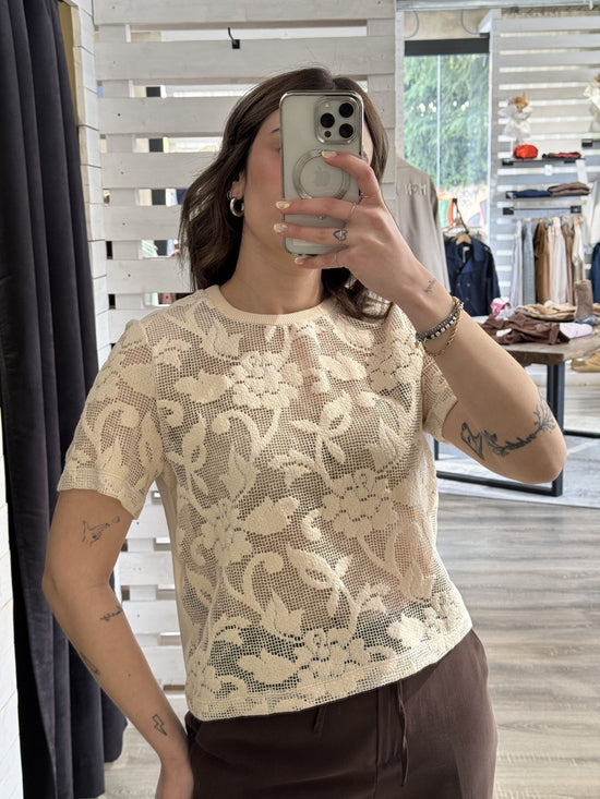 T-Shirt macramè Please - GiuGiò | Shop online