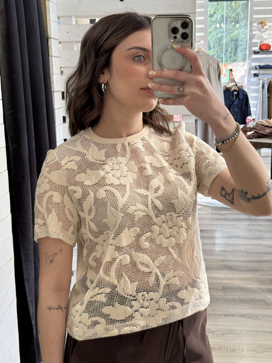 T-Shirt macramè Please - GiuGiò | Shop online