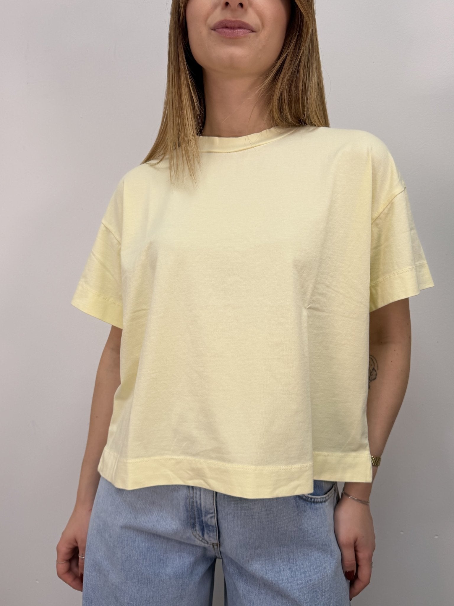 T-Shirt over girocollo 100% cotone Tensione In - GiuGiò | Shop online