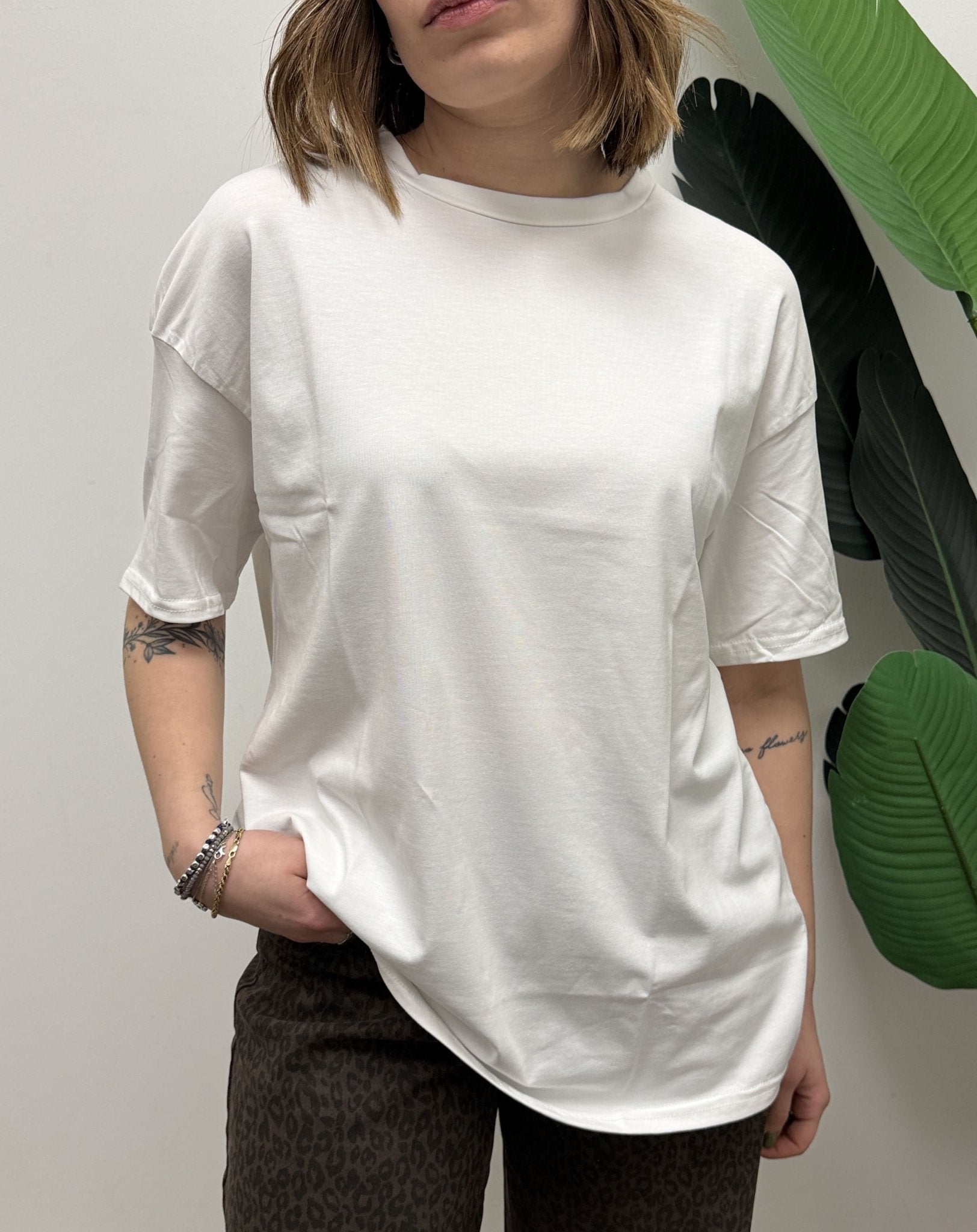 T-Shirt over girocollo basic MyD - GiuGiò | Shop online