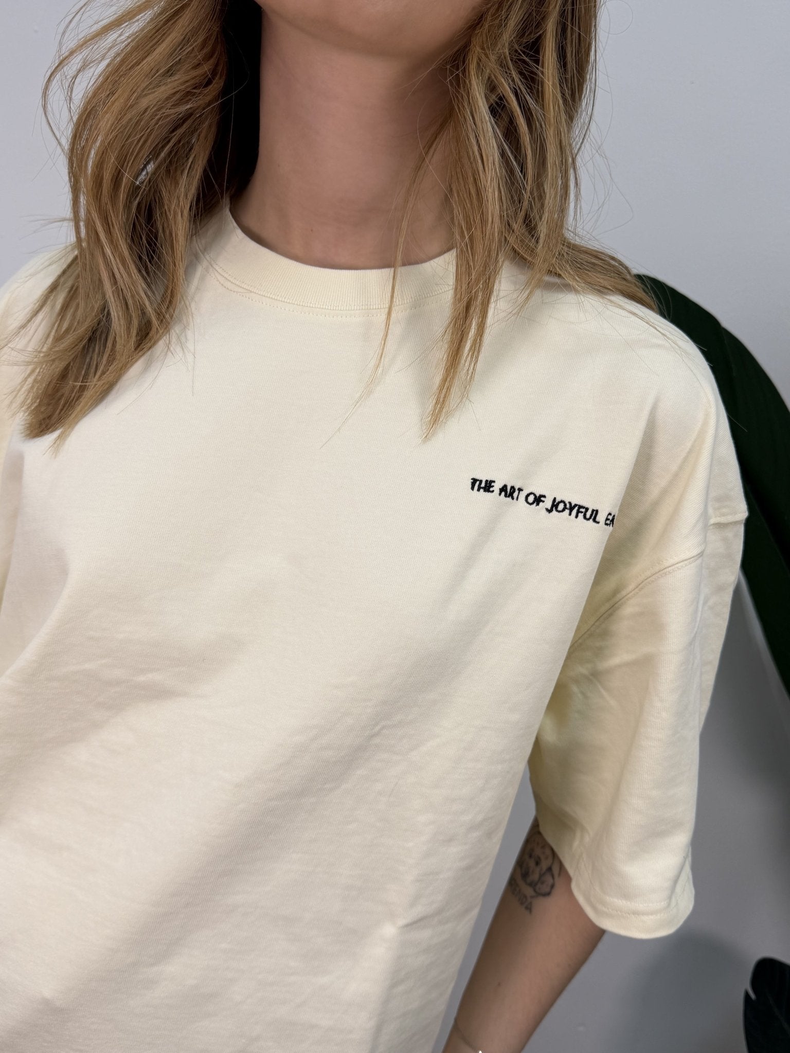 T-Shirt over girocollo cotone ricamo retro MyD - GiuGiò | Shop online