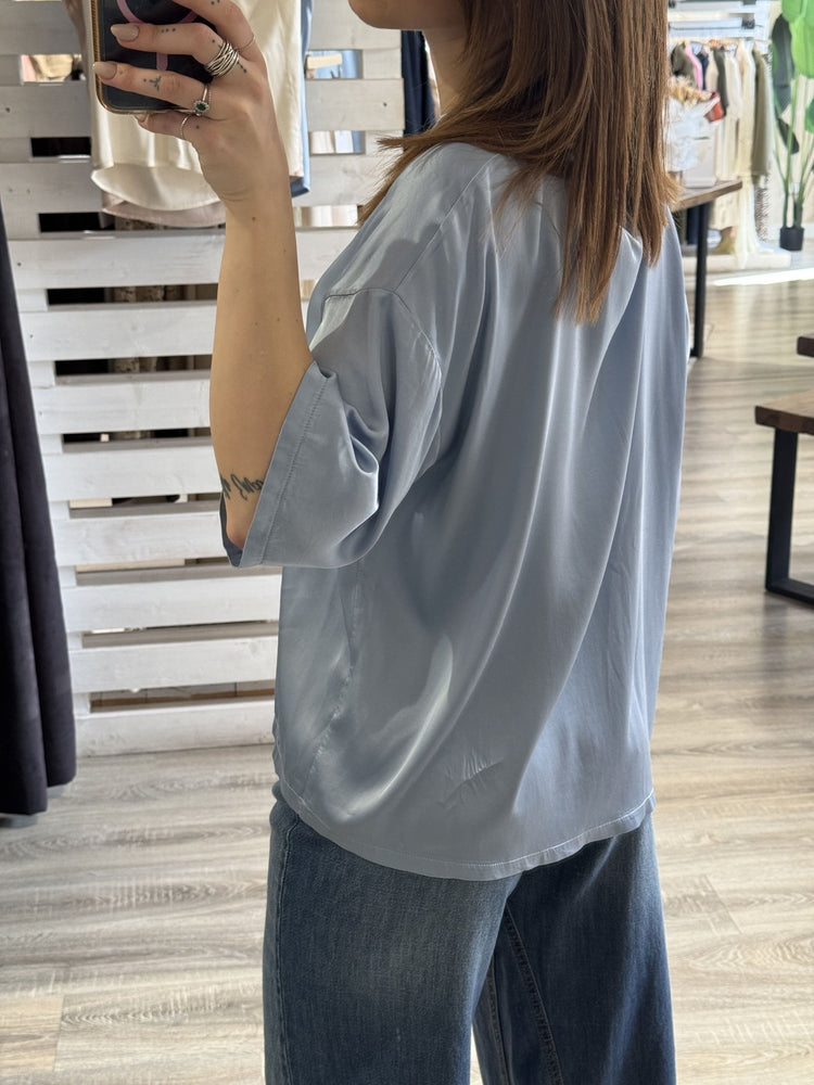 T-shirt over girocollo in viscosa Tensione In - GiuGiò | Shop online