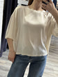 T-shirt over girocollo in viscosa Tensione In - GiuGiò | Shop online