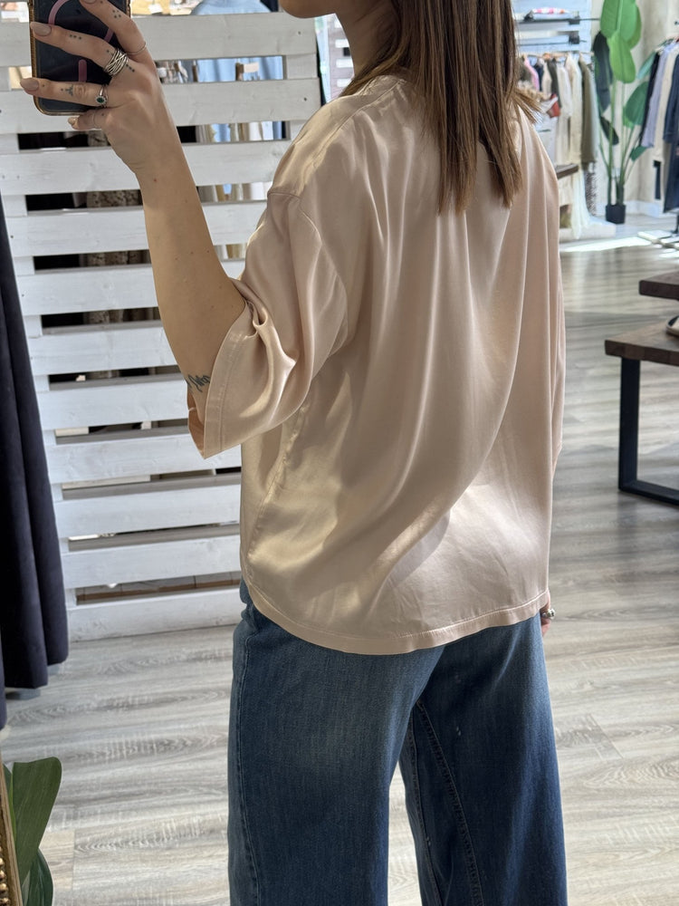 T-shirt over girocollo in viscosa Tensione In - GiuGiò | Shop online