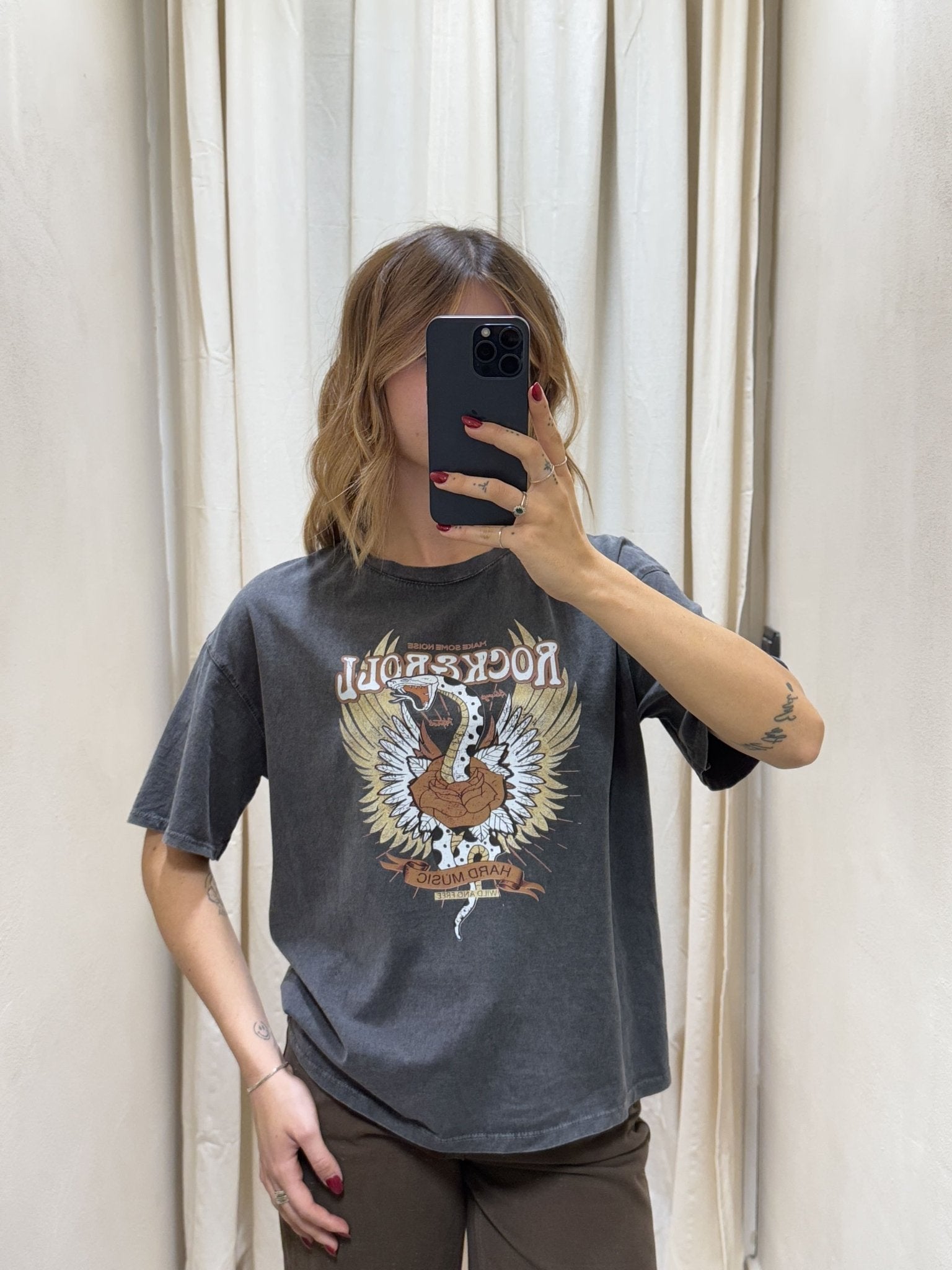 T-Shirt over in cotone stampa cobra HaveOne - GiuGiò | Shop online