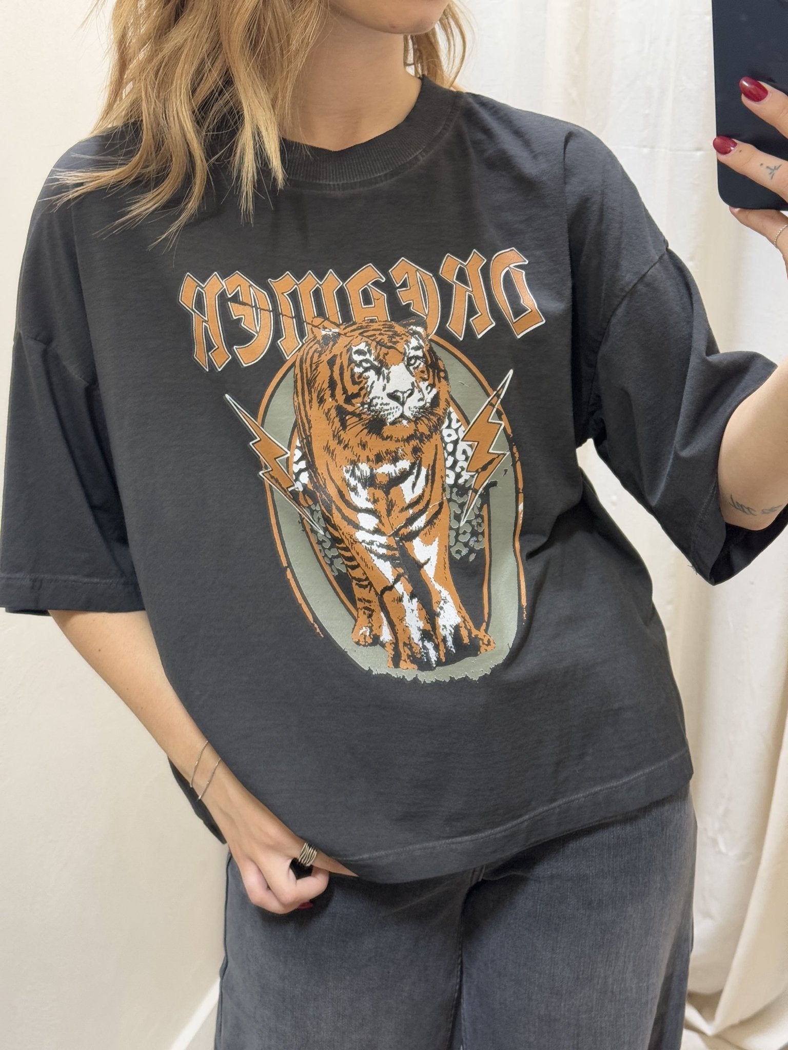 T-Shirt over in cotone stampa tigre HaveOne - GiuGiò | Shop online