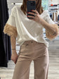 T-shirt over manica piumette MyD - GiuGiò | Shop online