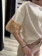 T-shirt over manica piumette MyD - GiuGiò | Shop online