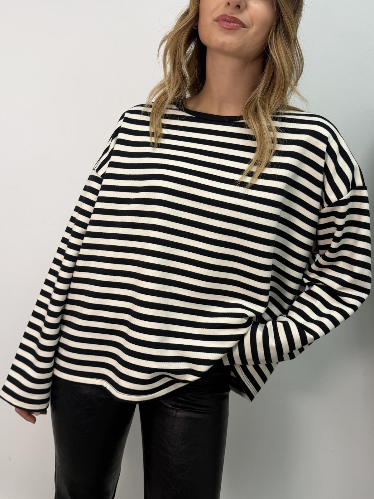 T-shirt over rigata Tensione In - GiuGiò | Shop online