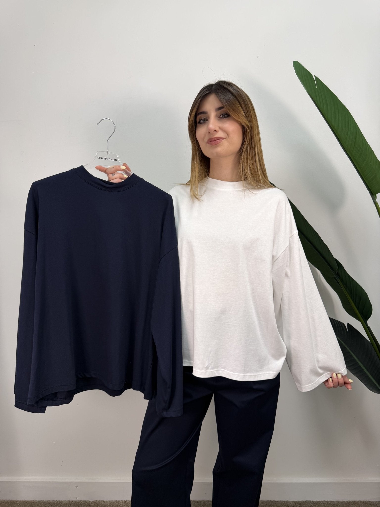 T-shirt oversize maniche lunghe Tensione In - GiuGiò | Shop online