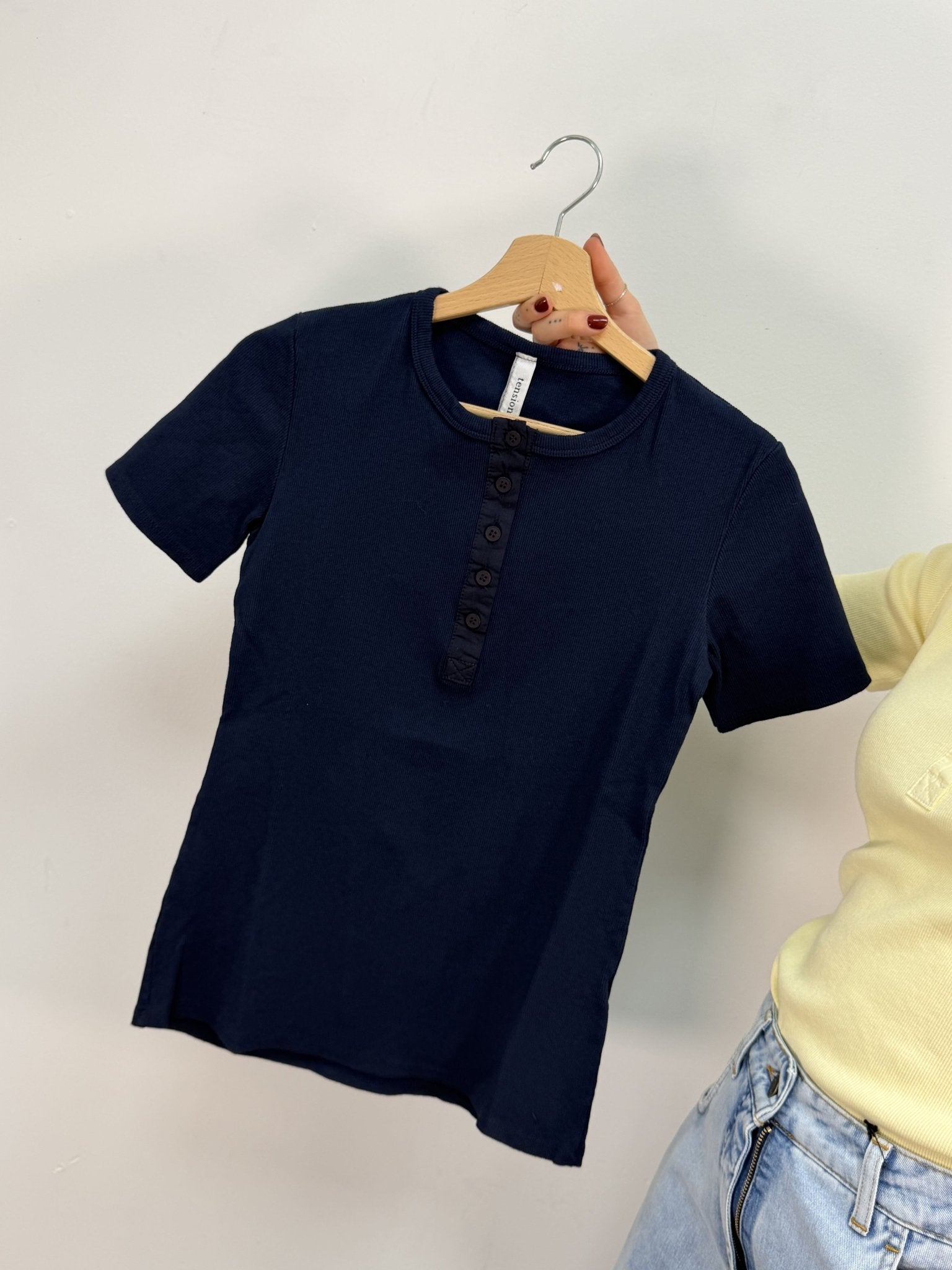T-Shirt serafino 100% cotone Tensione In - GiuGiò | Shop online