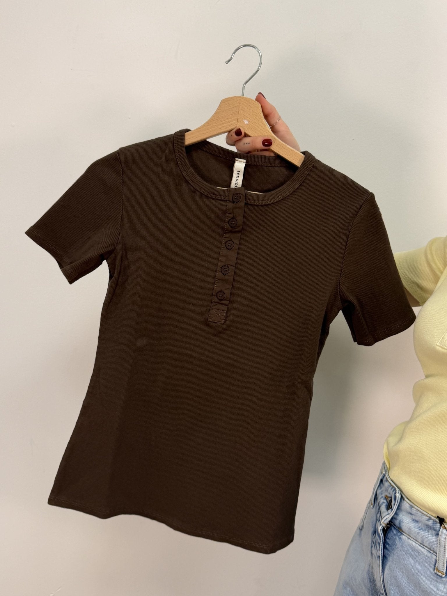T-Shirt serafino 100% cotone Tensione In - GiuGiò | Shop online