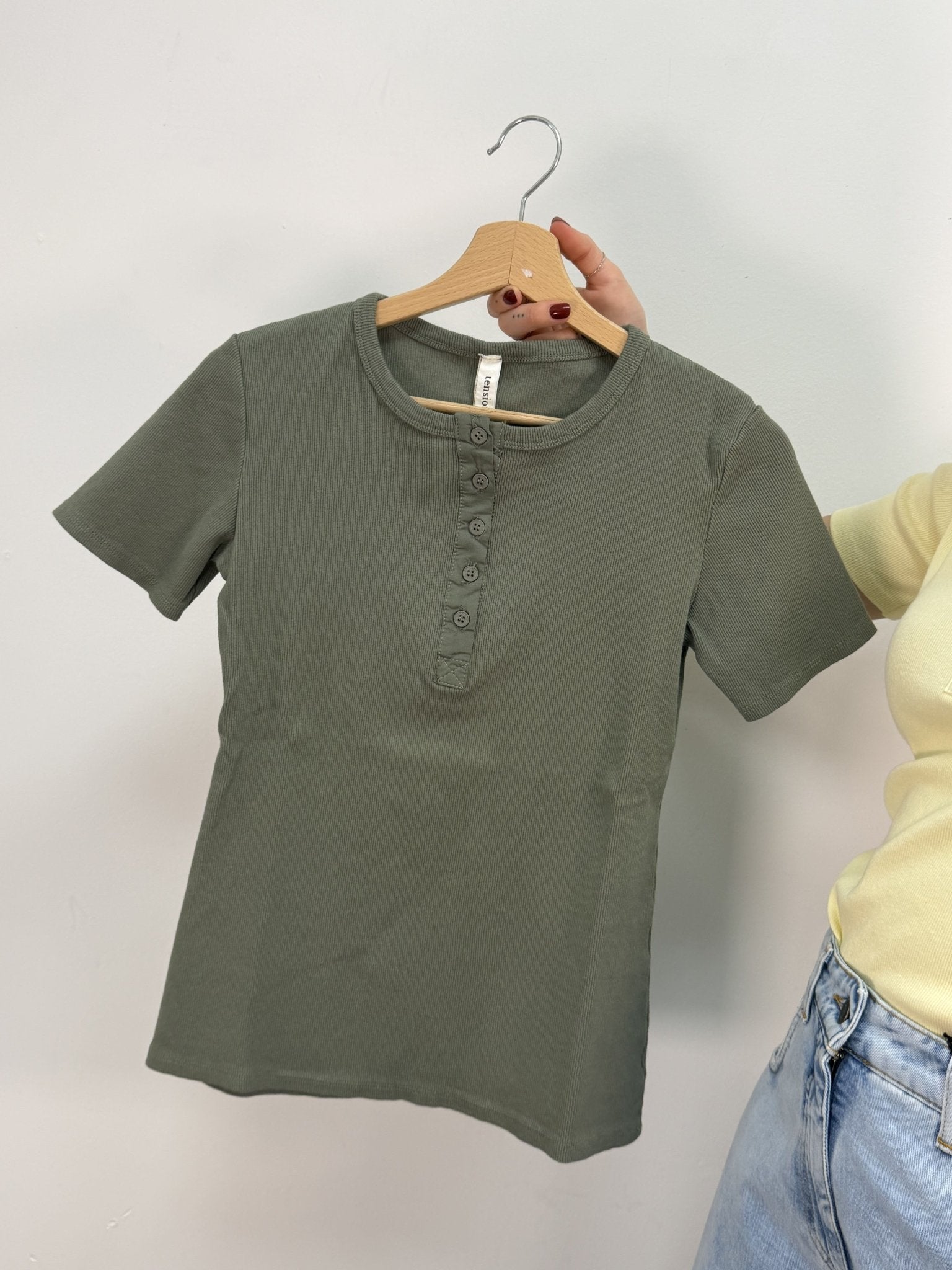 T-Shirt serafino 100% cotone Tensione In - GiuGiò | Shop online