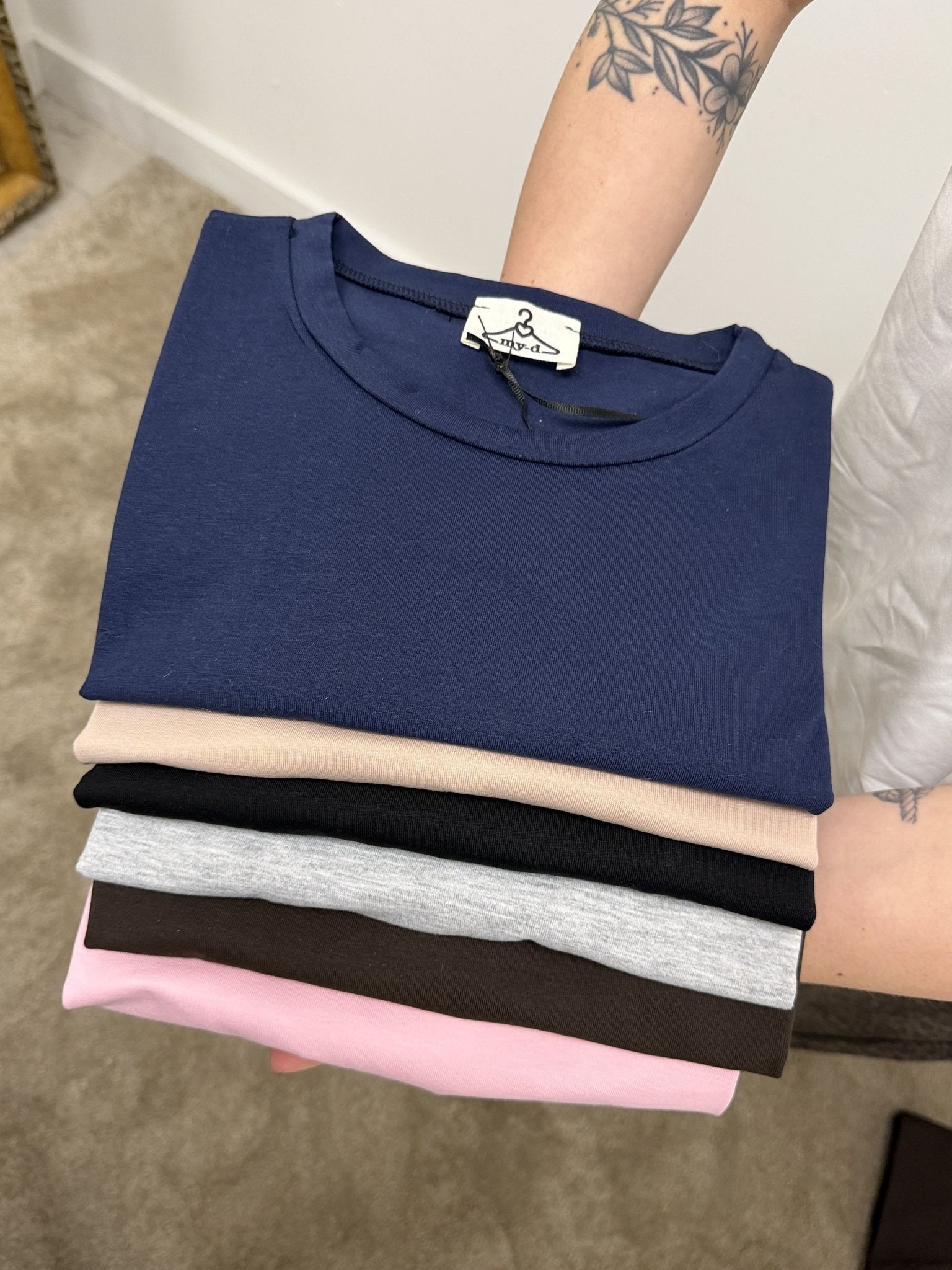 T-Shirt slim basic in cotone MyD - GiuGiò | Shop online