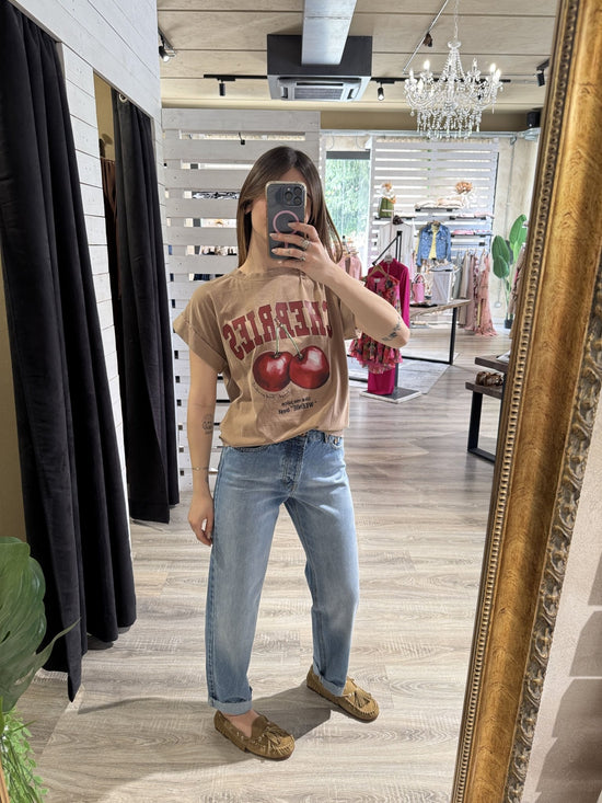 T-Shirt stampa ciliegie Susy Mix - GiuGiò | Shop online