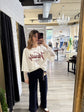 T-Shirt stampa con manica pizzo SusyMix - GiuGiò | Shop online