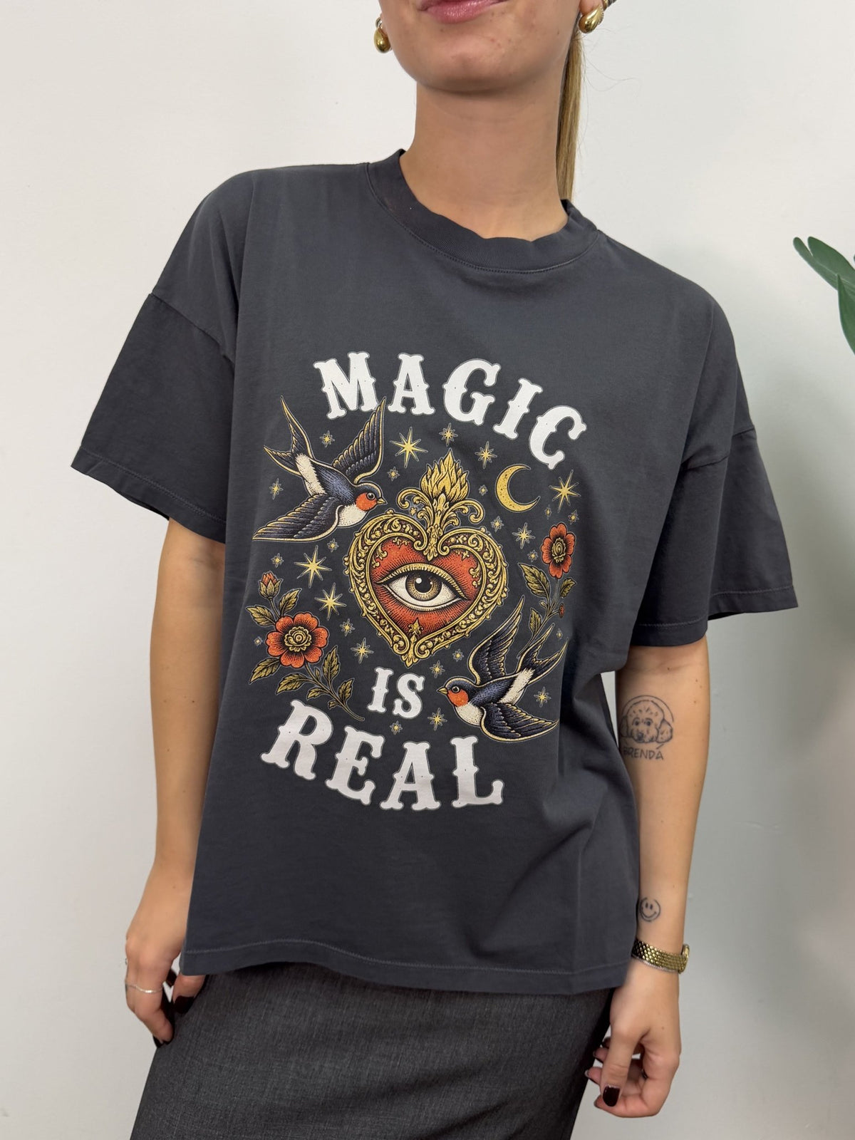 T-Shirt stampa "Magic real" Vicolo - GiuGiò | Shop online
