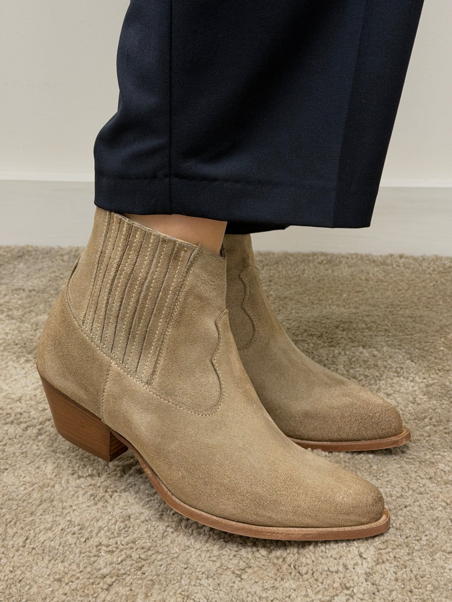 Texano basso in pelle Via Mondana - GiuGiò | Shop online