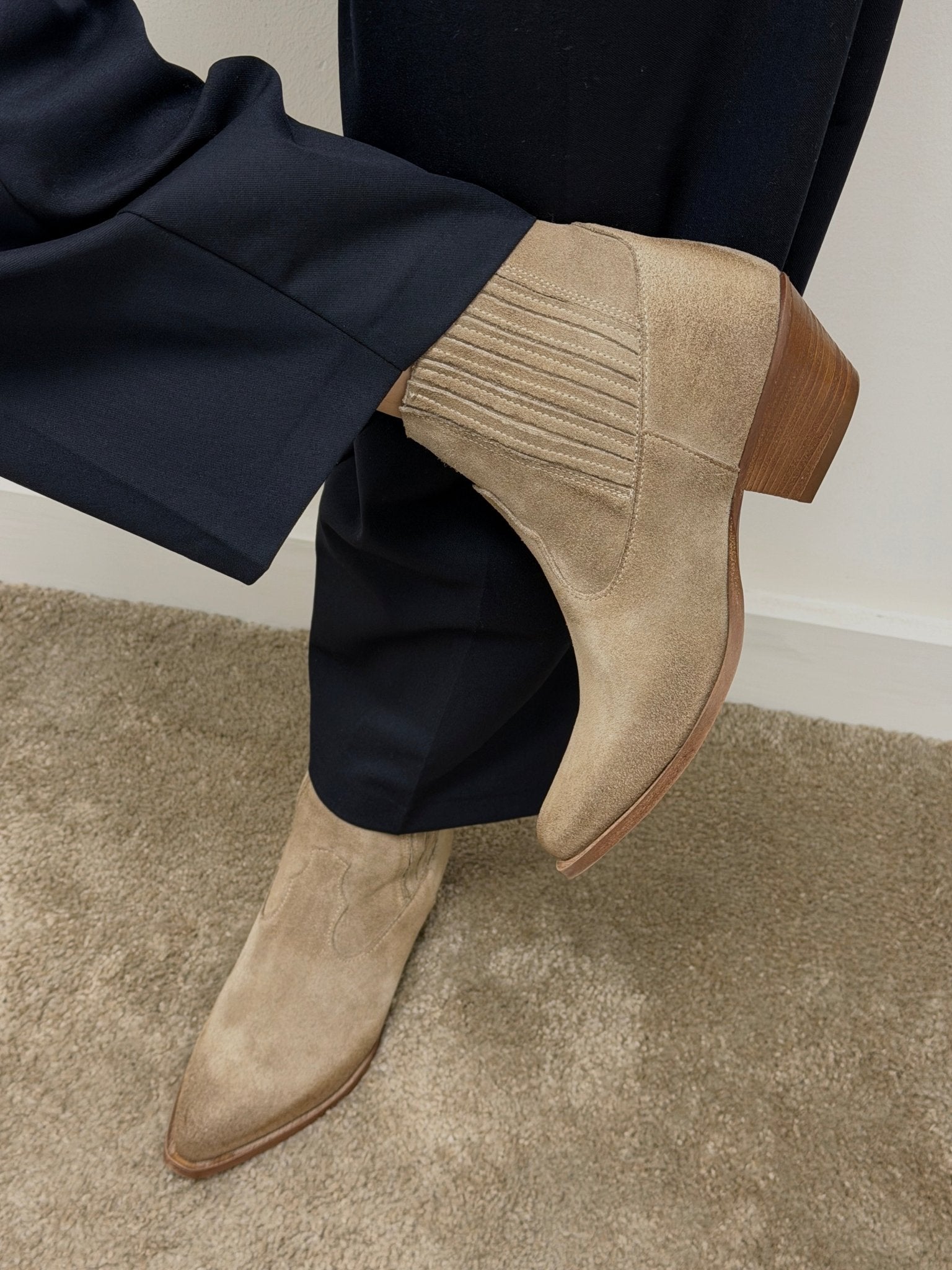 Texano basso in pelle Via Mondana - GiuGiò | Shop online
