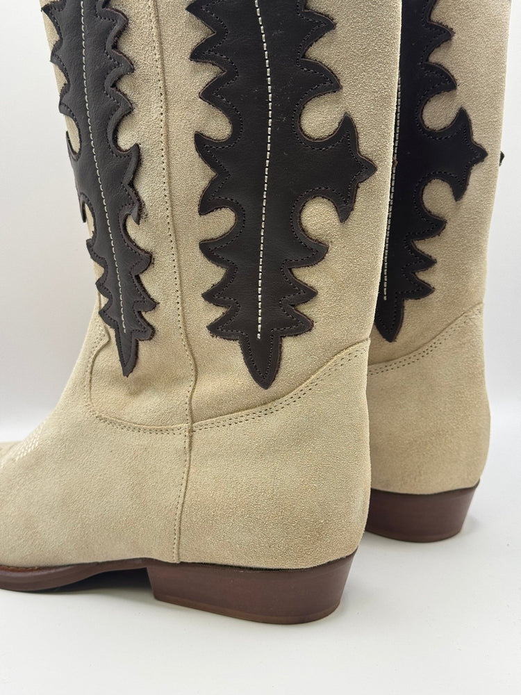 Texano in crosta bicolor Gisel Moirè - GiuGiò | Shop online