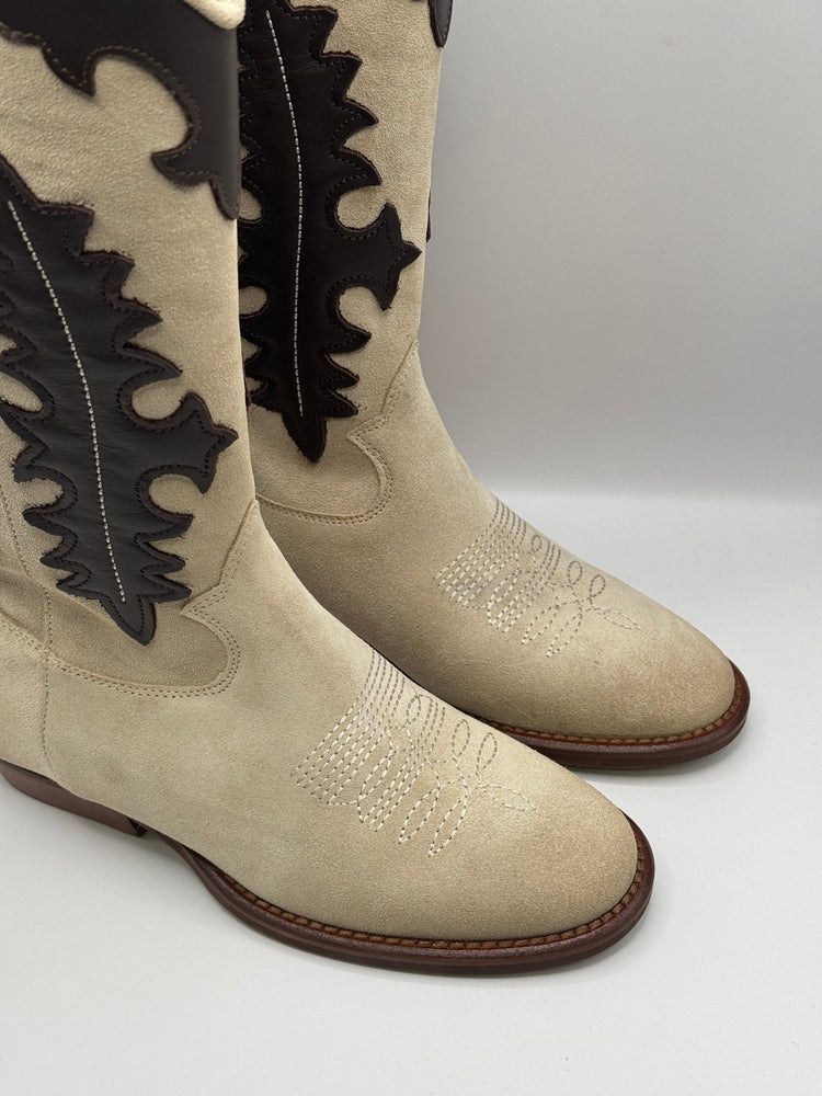 Texano in crosta bicolor Gisel Moirè - GiuGiò | Shop online