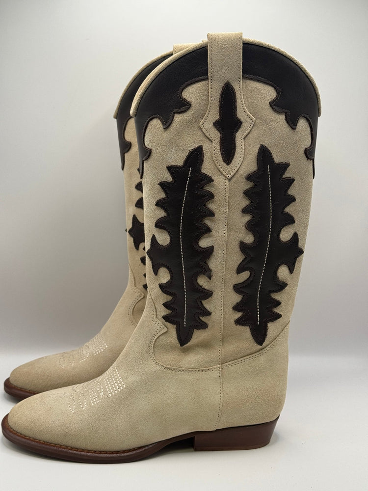 Texano in crosta bicolor Gisel Moirè - GiuGiò | Shop online