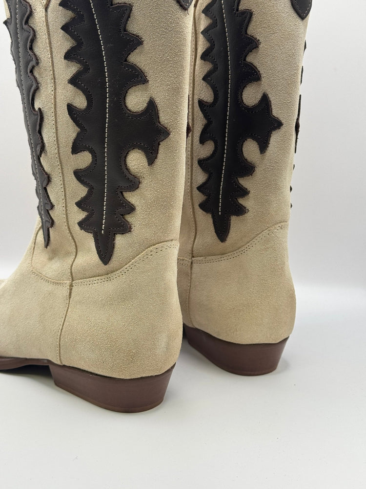 Texano in crosta bicolor Gisel Moirè - GiuGiò | Shop online