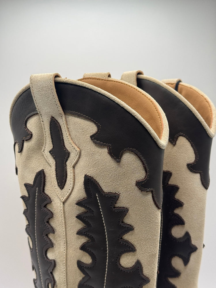 Texano in crosta bicolor Gisel Moirè - GiuGiò | Shop online