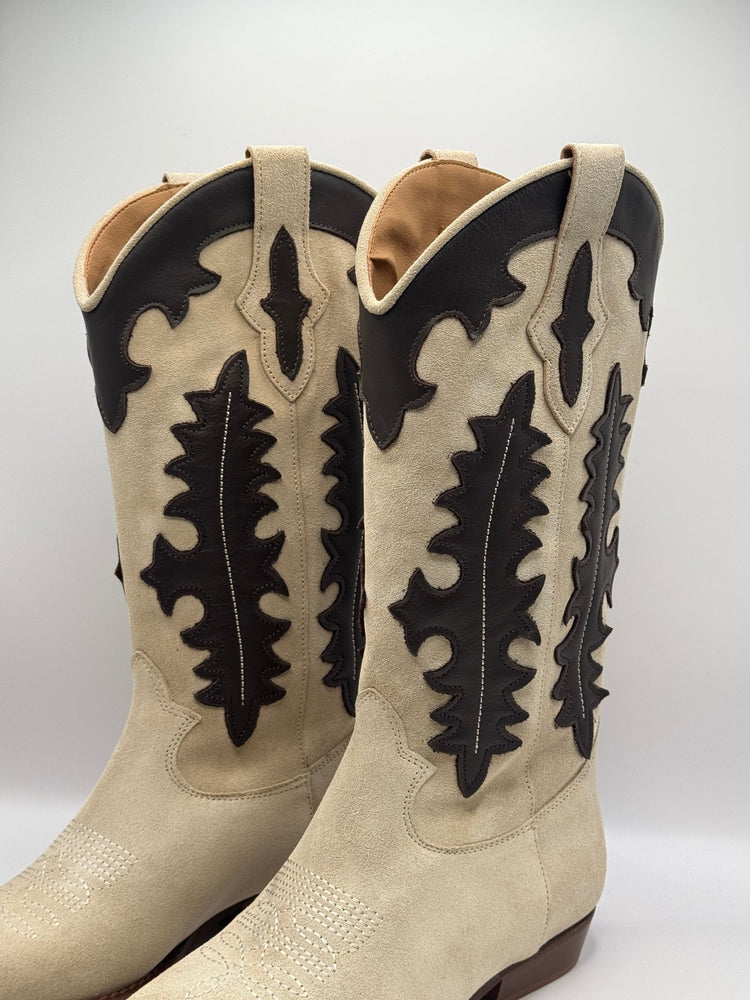Texano in crosta bicolor Gisel Moirè - GiuGiò | Shop online