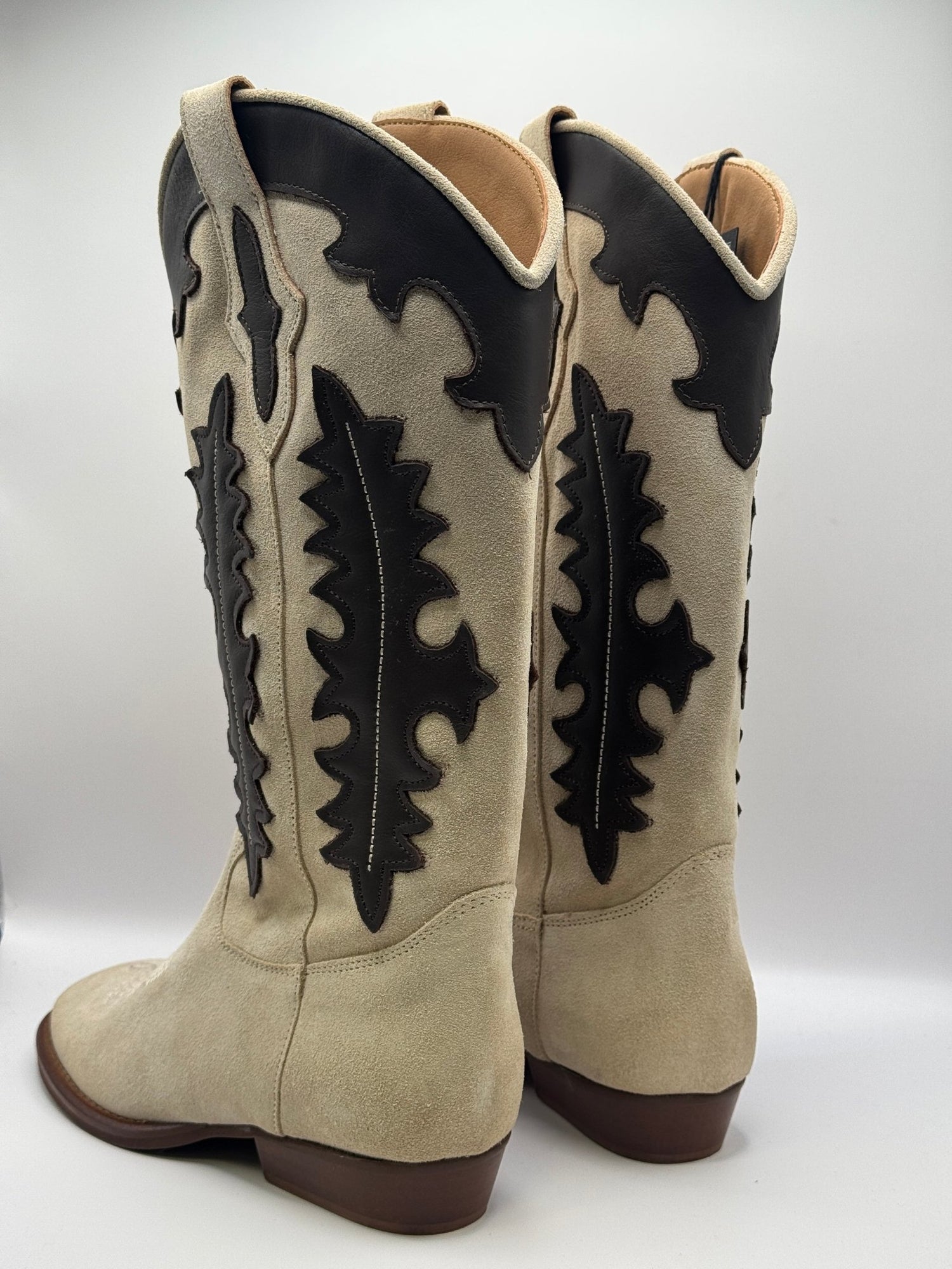 Texano in crosta bicolor Gisel Moirè - GiuGiò | Shop online