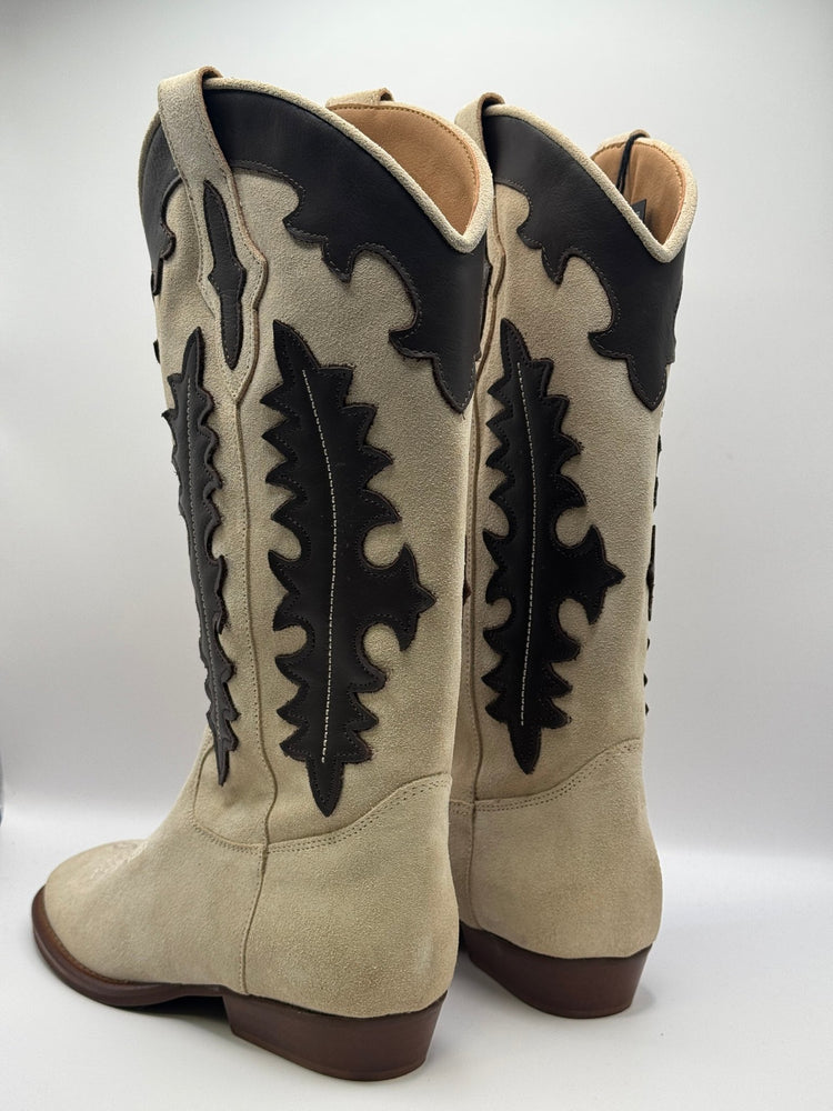 Texano in crosta bicolor Gisel Moirè - GiuGiò | Shop online