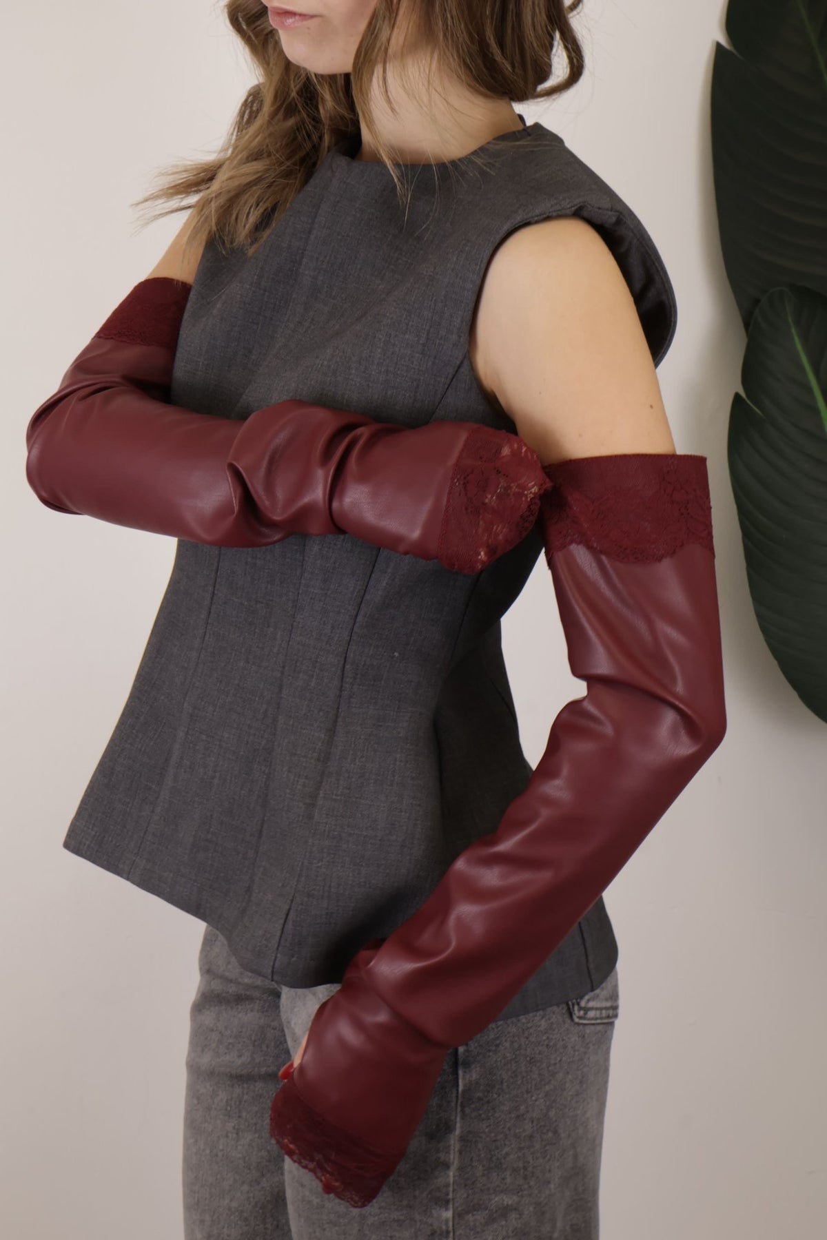 Top a clessidra con manicotti Tensione In - GiuGiò | Shop online
