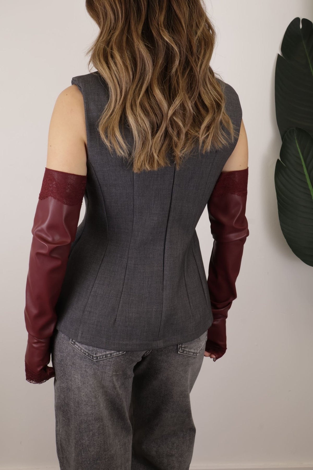 Top a clessidra con manicotti Tensione In - GiuGiò | Shop online