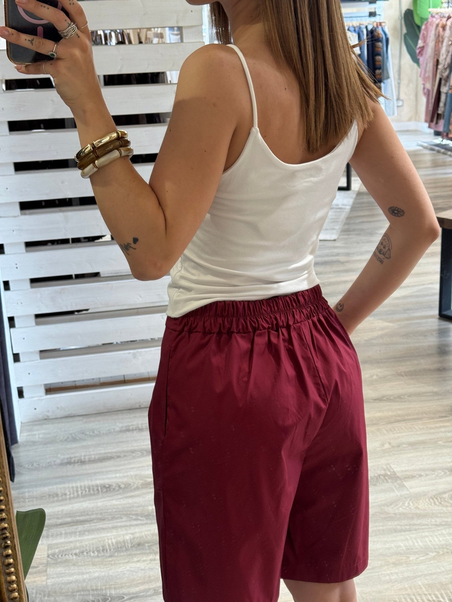 Top bretellina in viscosa con spilla MyD - GiuGiò | Shop online