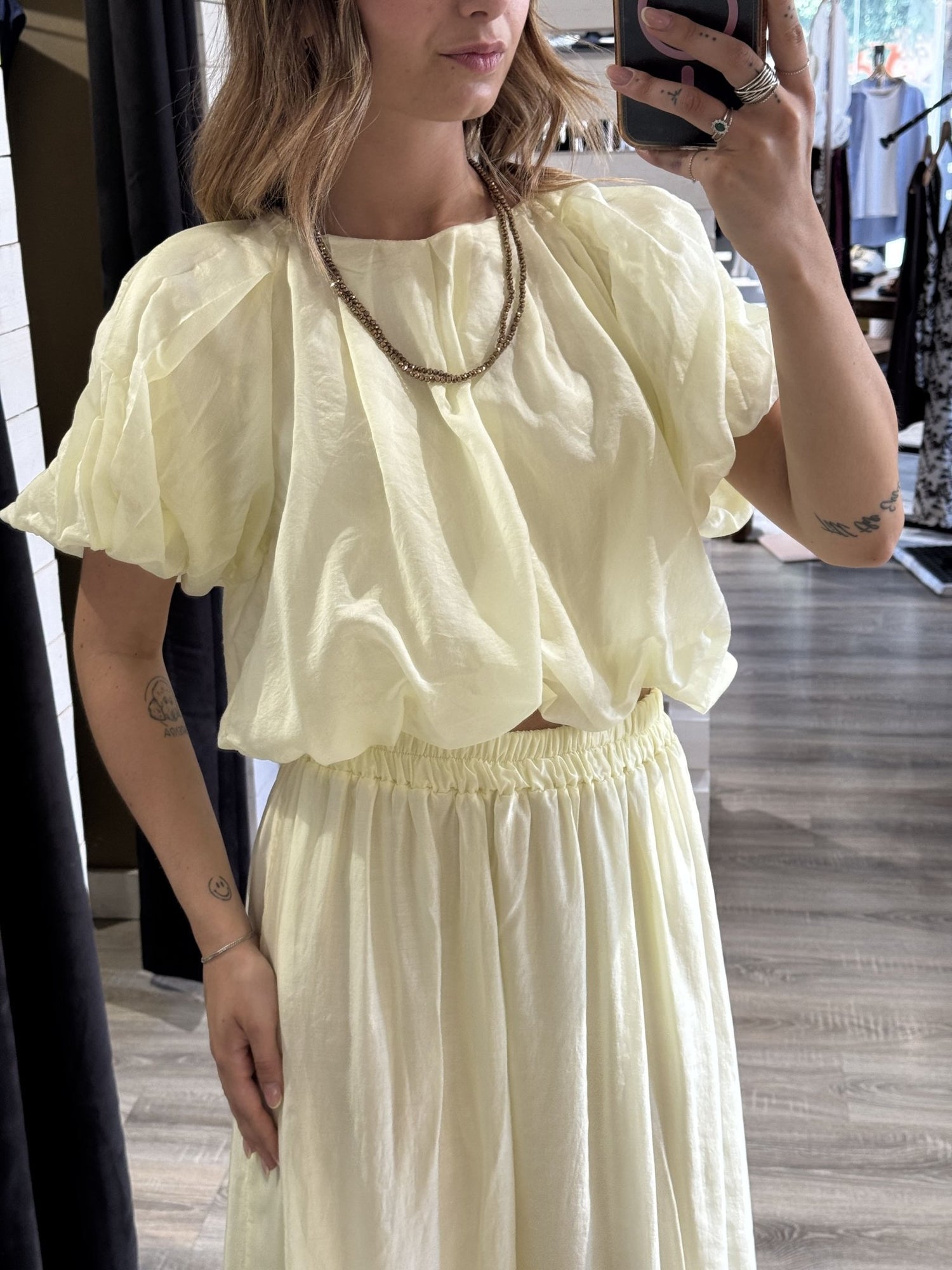 Top con manica a palloncino HaveOne - GiuGiò | Shop online