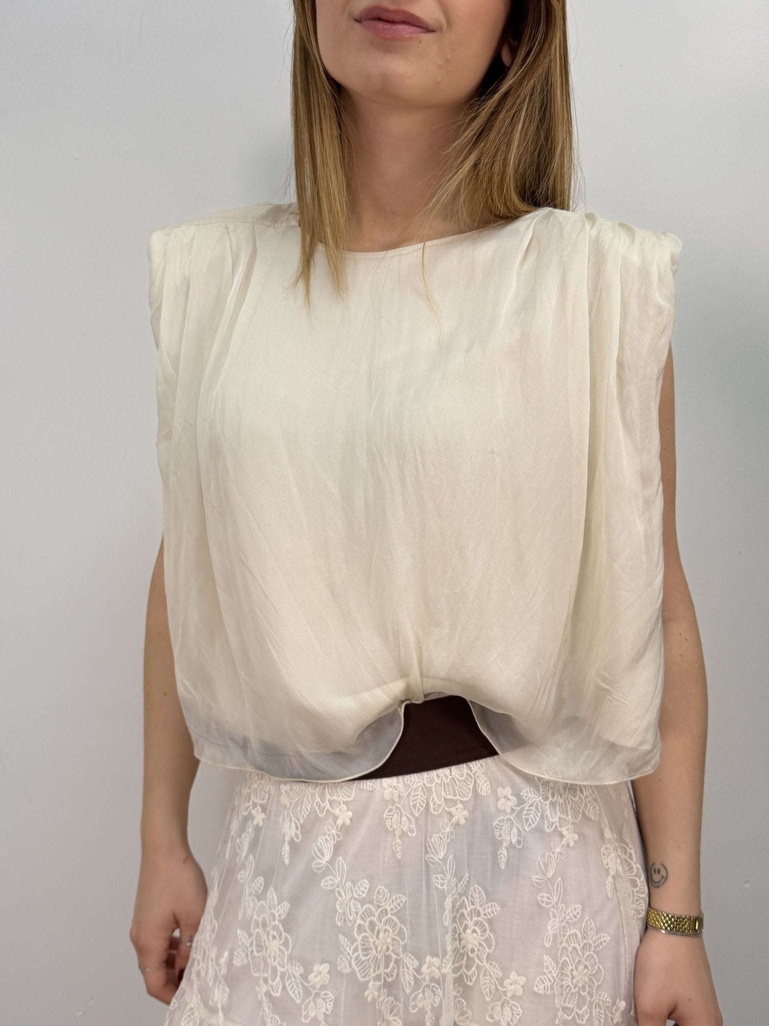 Top corto con spalline imbottite HaveOne - GiuGiò | Shop online