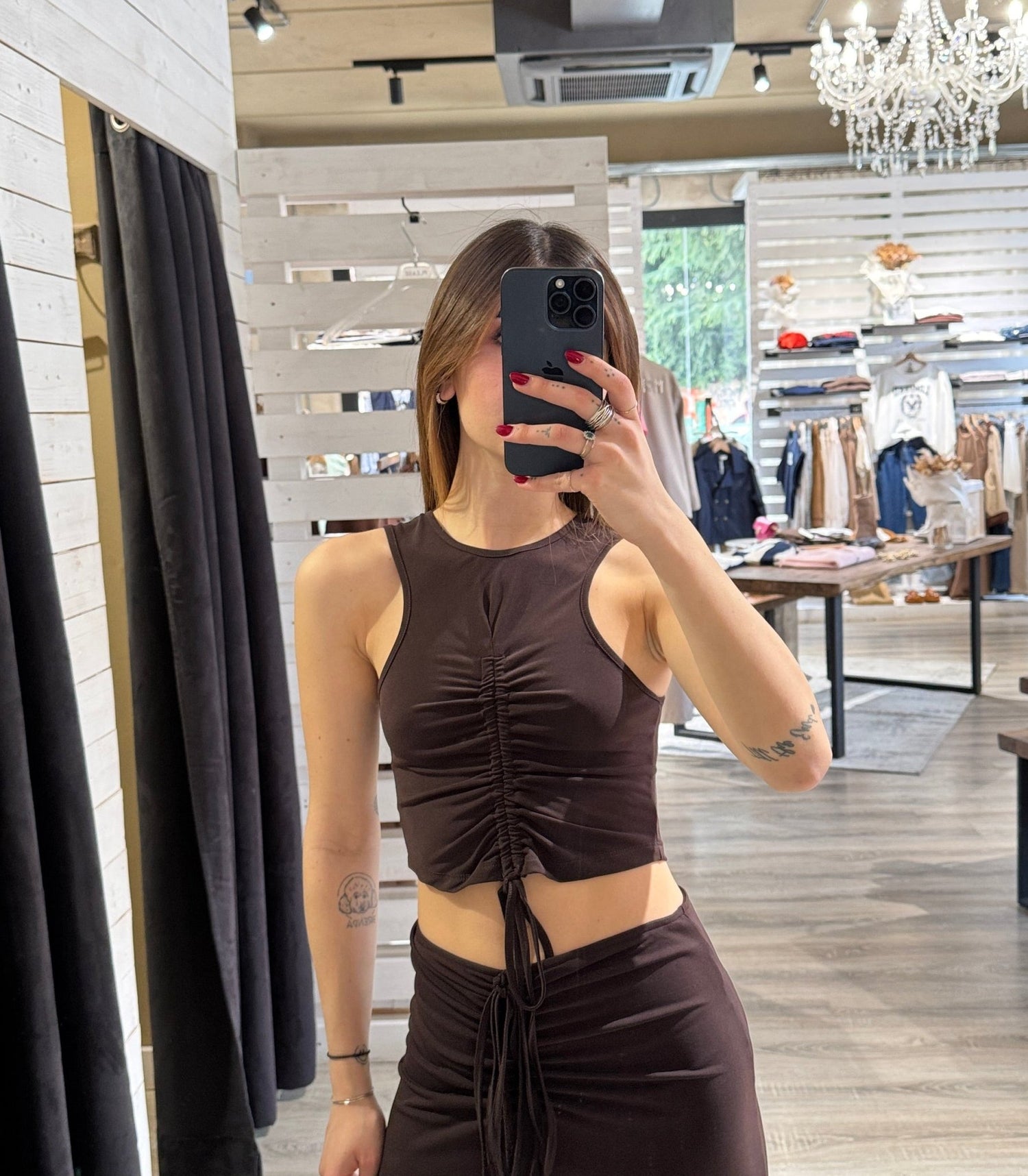 Top in lycra con coulisse HaveOne - GiuGiò | Shop online