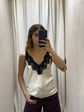 Top in satin e pizzo Tensione In - GiuGiò | Shop online