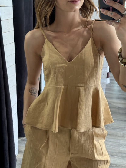 Top svasato in lino Tensione In - GiuGiò | Shop online