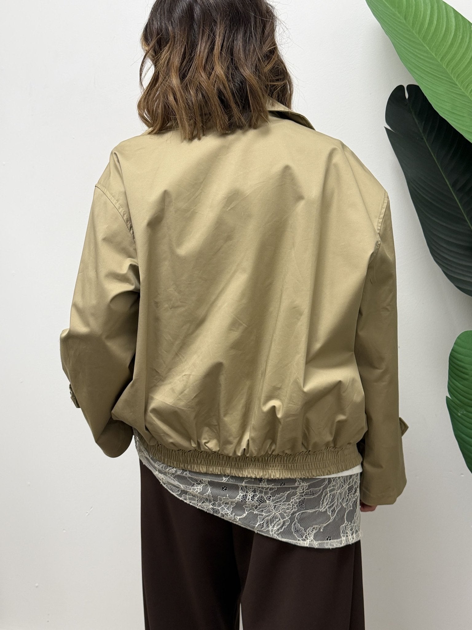 Trench bomber corto doppiopetto MyD - GiuGiò | Shop online