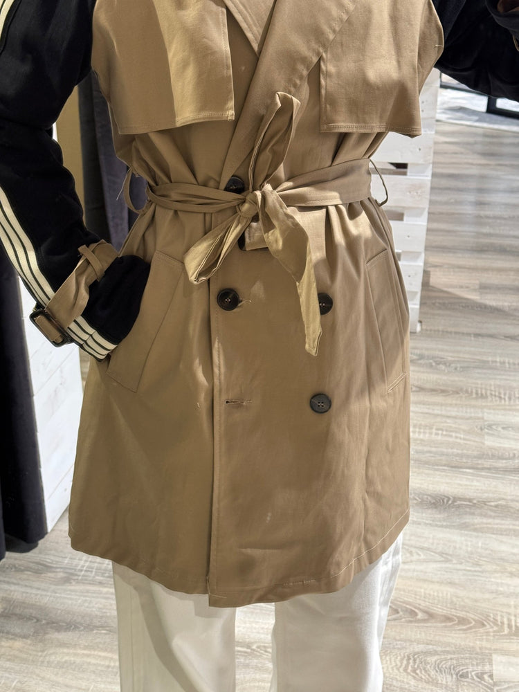 Trench con banda laterale bi - color Susy Mix - GiuGiò | Shop online