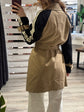 Trench con banda laterale bi - color Susy Mix - GiuGiò | Shop online