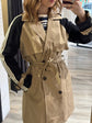 Trench con banda laterale bi - color Susy Mix - GiuGiò | Shop online