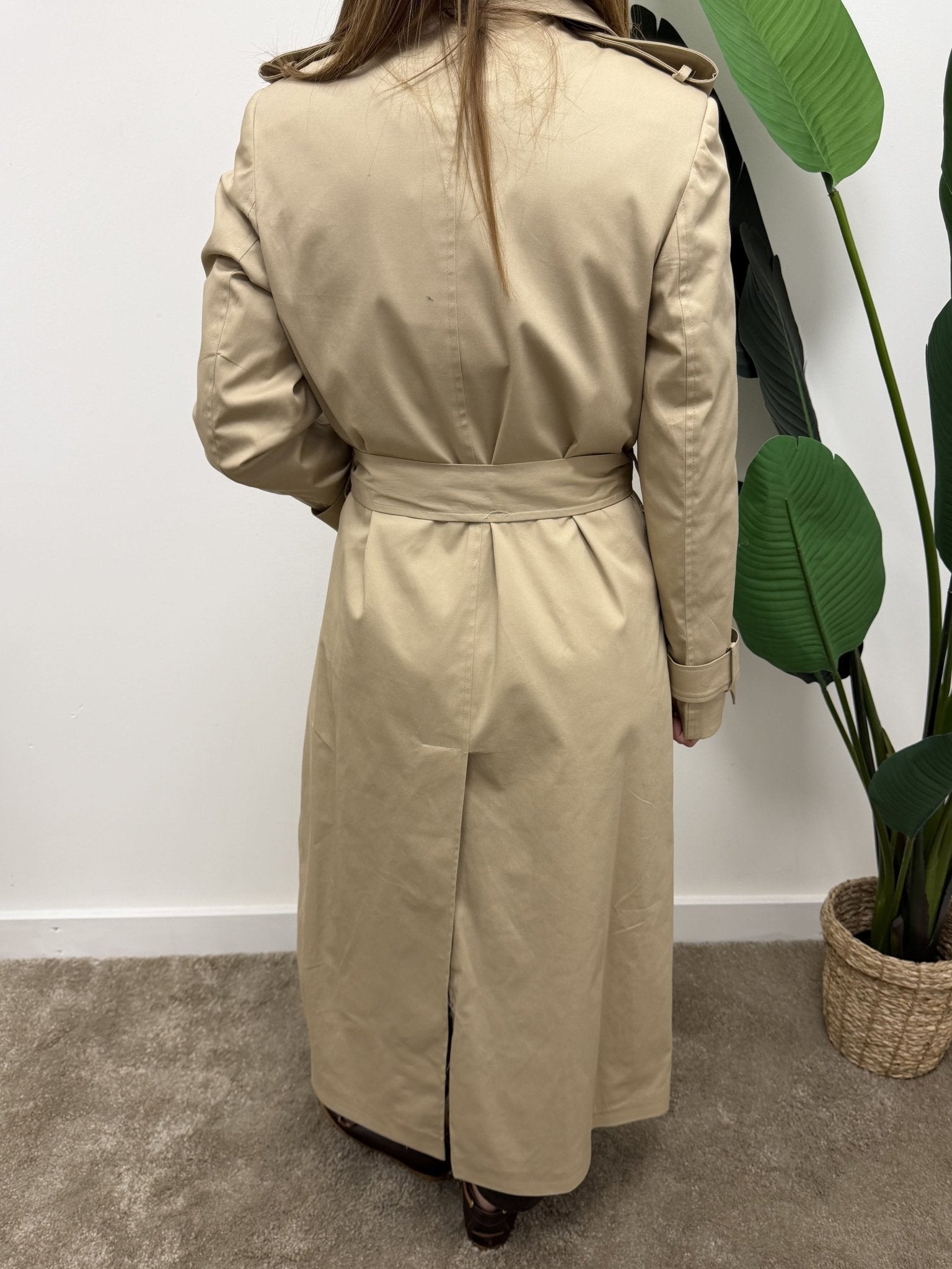 Trench lungo con cintura Susy Mix - GiuGiò | Shop online