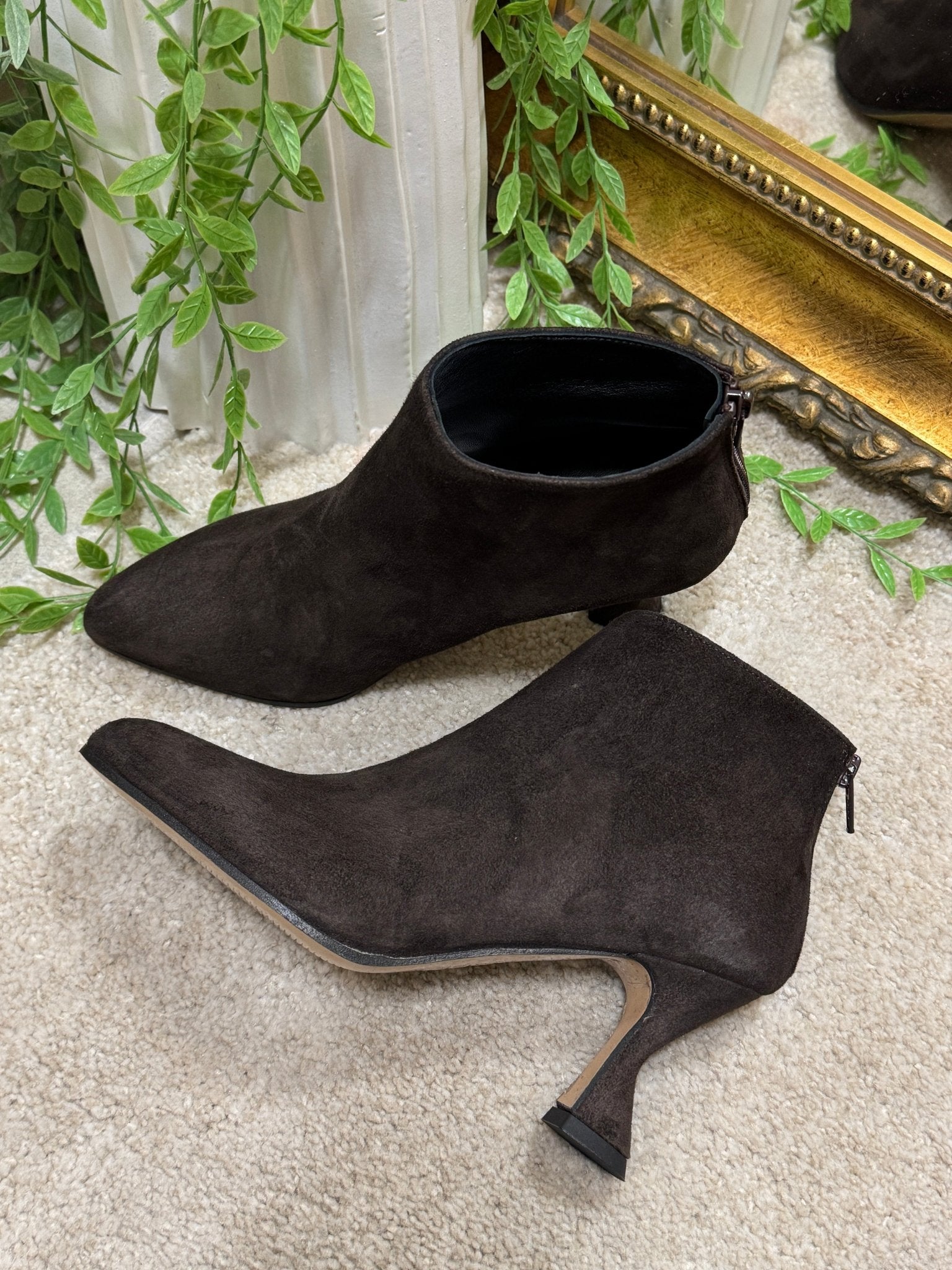 Tronchetto basso in pelle scamosciata Noa - GiuGiò | Shop online