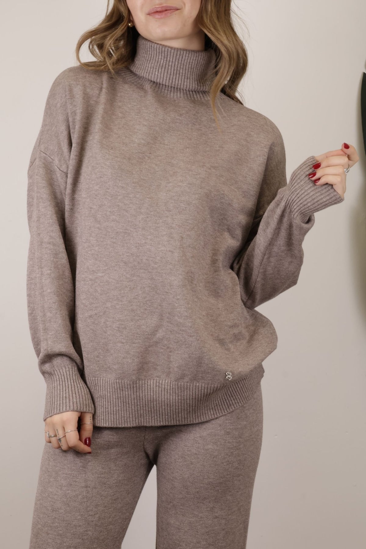 Tuta in maglia maglione lupetto e pantalone Please - GiuGiò | Shop online